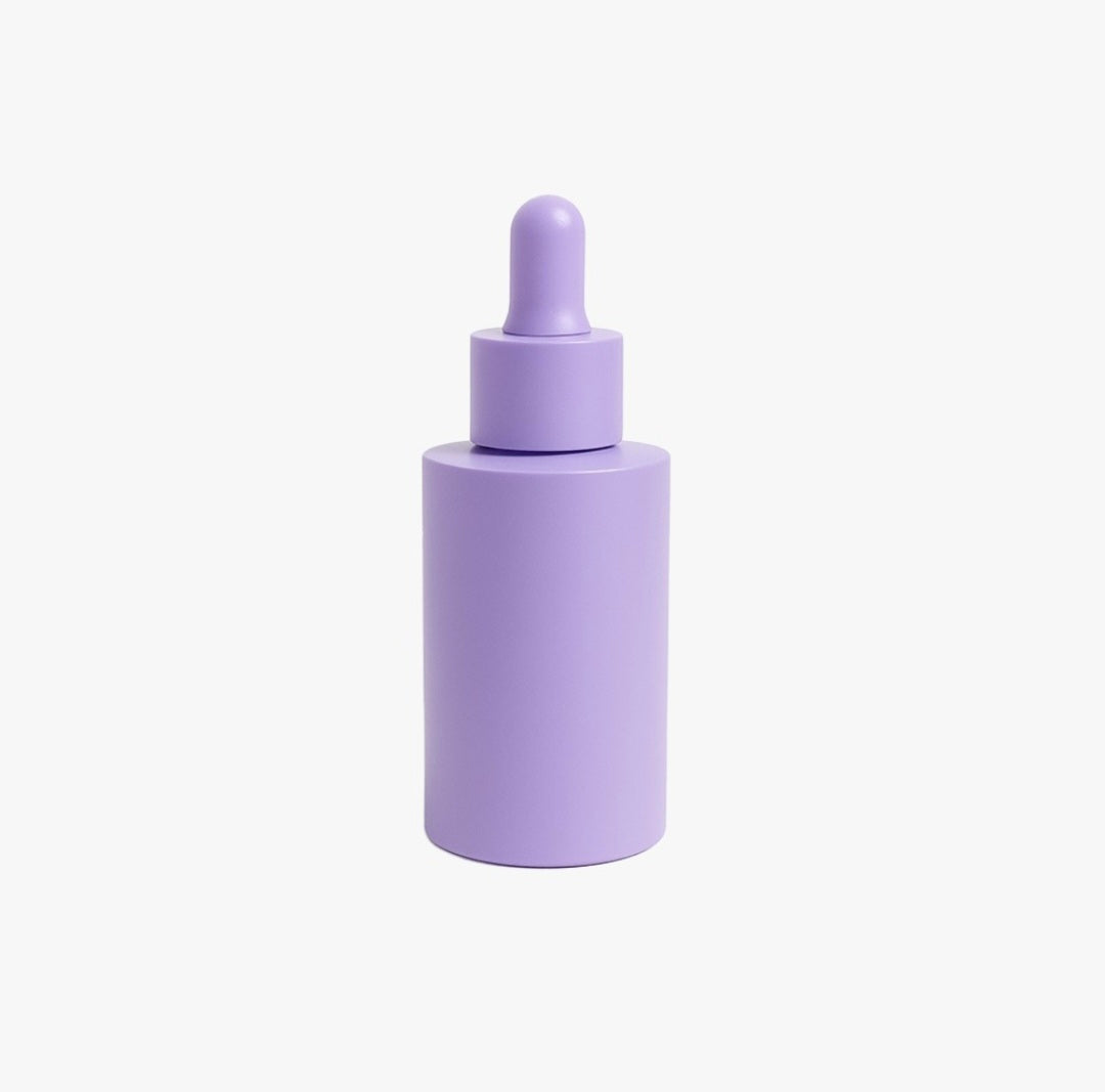 30ml Purple Glass Serum Bottle