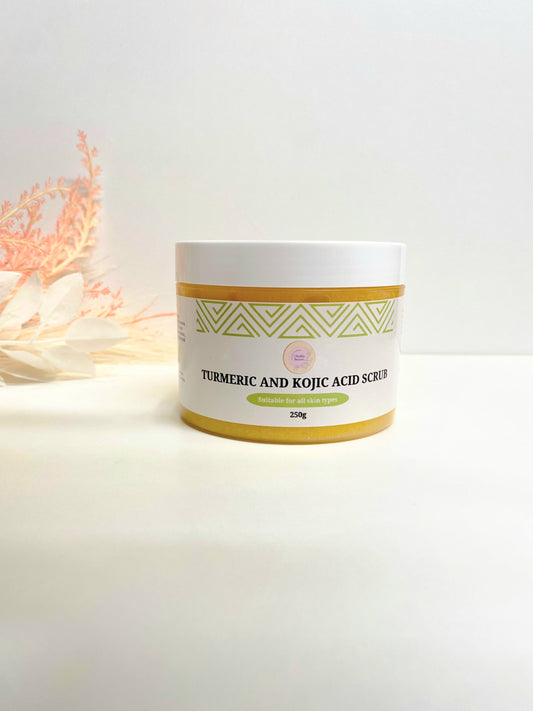Turmeric and Kojic Acid Scrub